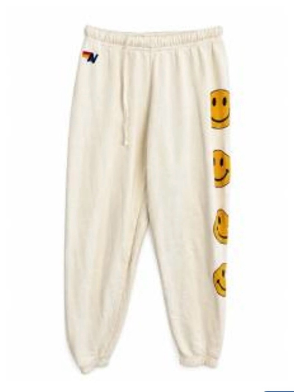 Aviator Nation Cream Smiley Sweatpants